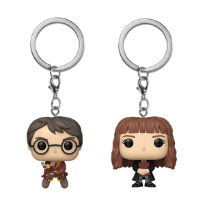 [PRÉ-RESERVA] Funko POP! Keychain Harry Potter # Harry Potter & Hermione Granger Face 2-Pack
