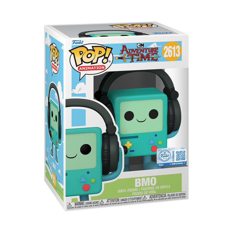 [PRÉ-RESERVA] Funko POP! Adventure Time #2613 BMO with Headphones Exclusivo