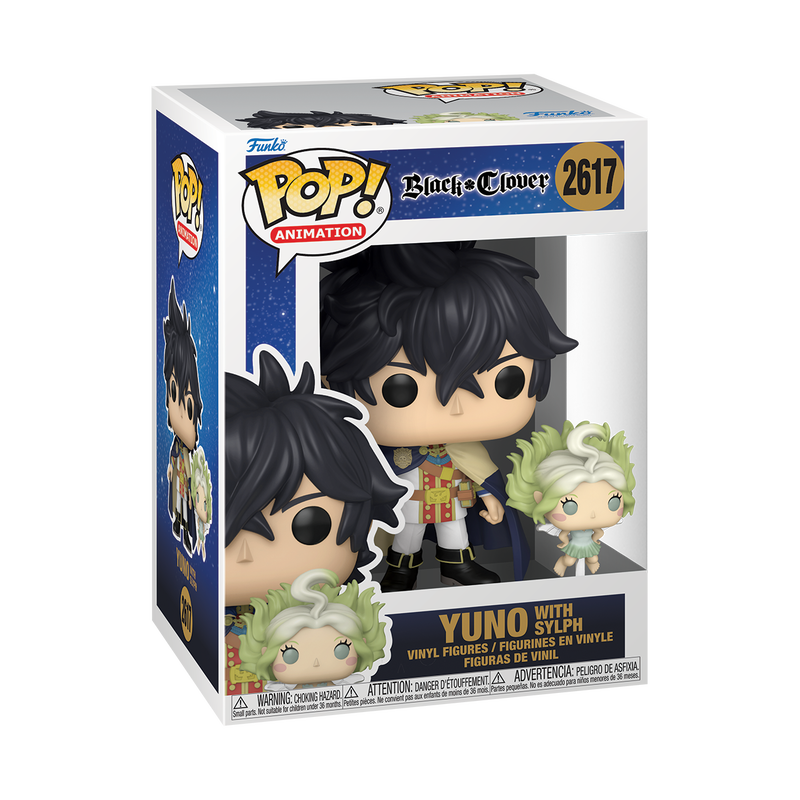 [PRÉ-RESERVA] Funko POP! Black Clover #2617 & Buddy Yuno with Sylph