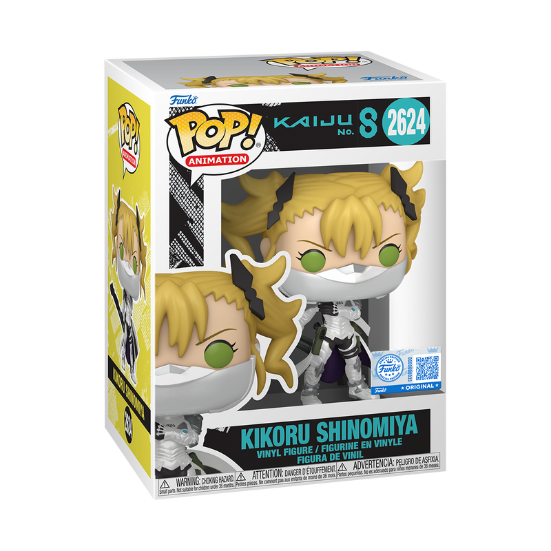 [PRÉ-RESERVA] Funko POP! Kaiju No. 8 #2624 Kikoru Shinomiya (Numbers Weapon 4 Suit) Exclusivo