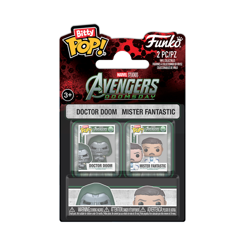 [PRÉ-RESERVA] Funko Bitty POP! Avengers: Doomsday # Doctor Doom & Mister Fantastic 2-Pack