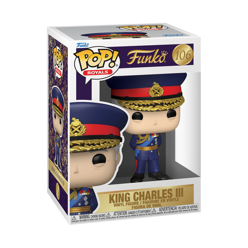 [PRÉ-RESERVA] Funko POP! Funko #106 King Charles III