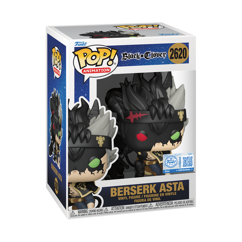 [PRÉ-RESERVA] Funko POP! Black Clover #2620 Berserk Asta Exclusivo