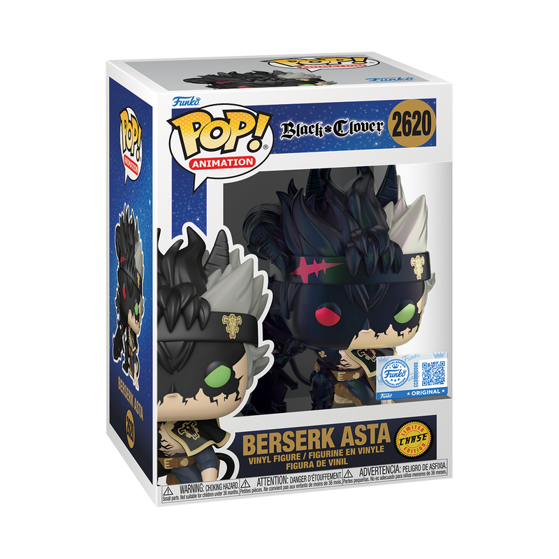[PRÉ-RESERVA] Funko POP! Black Clover #2620 Berserk Asta Exclusivo