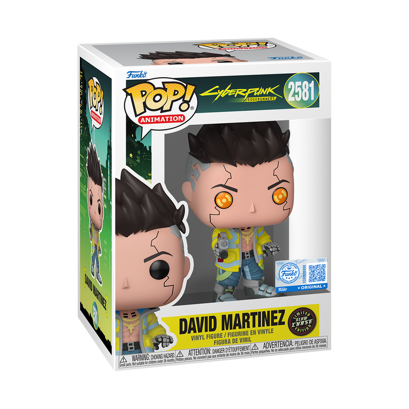 [PRÉ-RESERVA] Funko POP! Cyberpunk #2581 David Martinez with HJKE-11 Yukimura Exclusivo