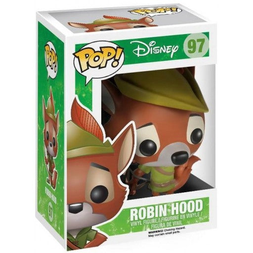 Funko POP! Disney #97 Robin Hood (Caixas Danificadas)