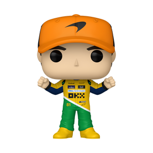 [PRÉ-RESERVA] Funko POP! McLaren #24 Oscar Piastri (Senna Tribute Uniform) Exclusivo