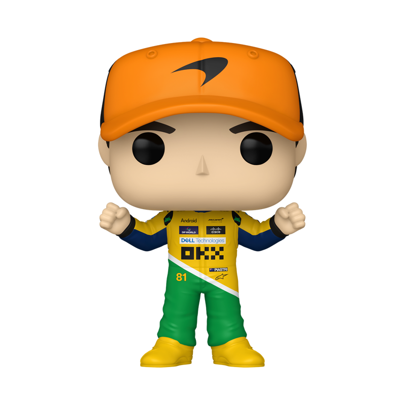 [PRÉ-RESERVA] Funko POP! McLaren #24 Oscar Piastri (Senna Tribute Uniform) Exclusivo