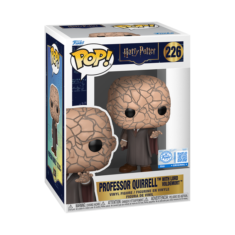 [PRÉ-RESERVA] Funko POP! Harry Potter #226 Professor Quirrell with Lord Voldemort Exclusivo