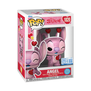 [PRÉ-RESERVA] Funko POP! Lilo & Stitch #1820 Angel (Valentine) (Pearlescent) (Glitter) Exclusivo