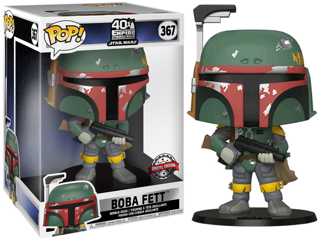Funko POP! Star Wars #367 Boba Fett 10 inch Exclusivo