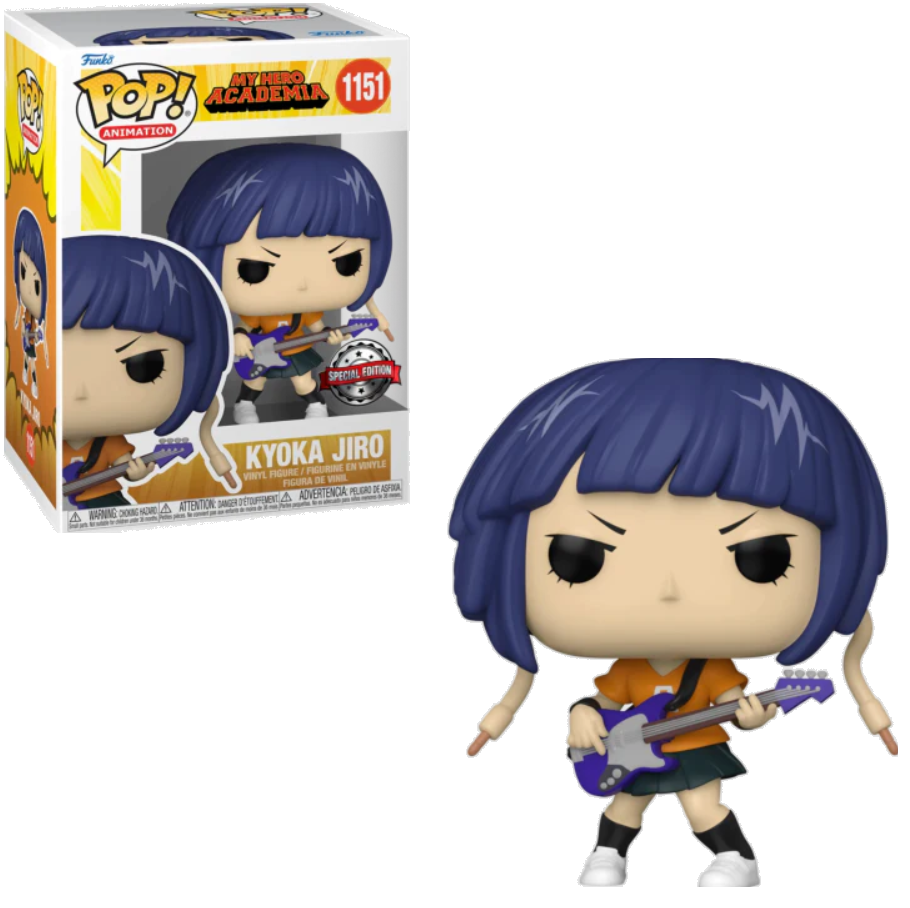 Funko POP! My Hero Academia #1151 Kyoka Jiro with guitar Exclusivo