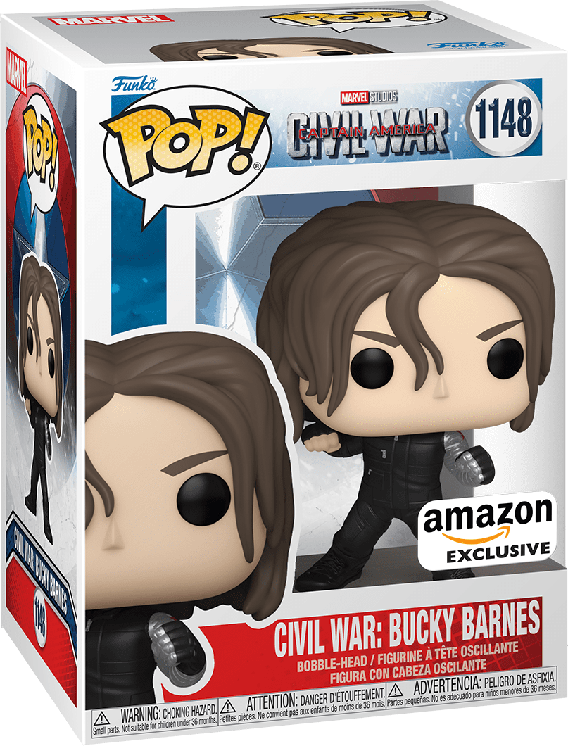 Funko POP! Marvel Civil War #1148 Bucky Barnes Exclusivo