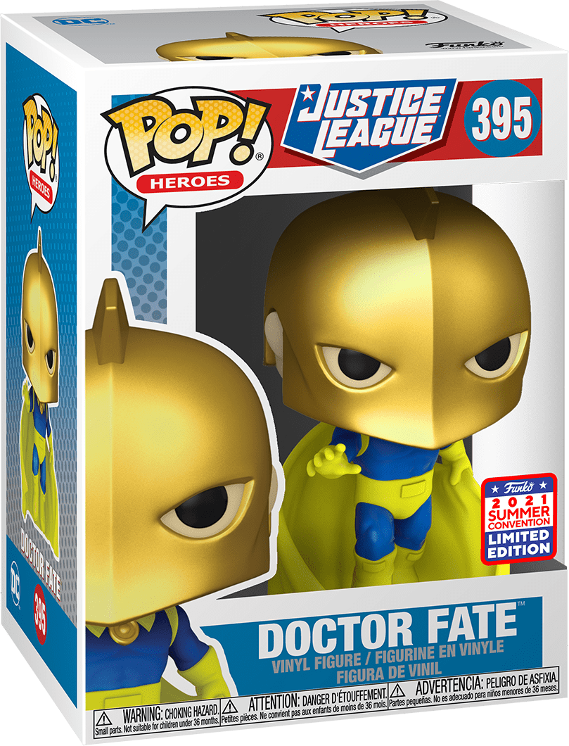 Funko POP! DC Justice League #395 Doctor Fate Funkon 2021 Exclusivo