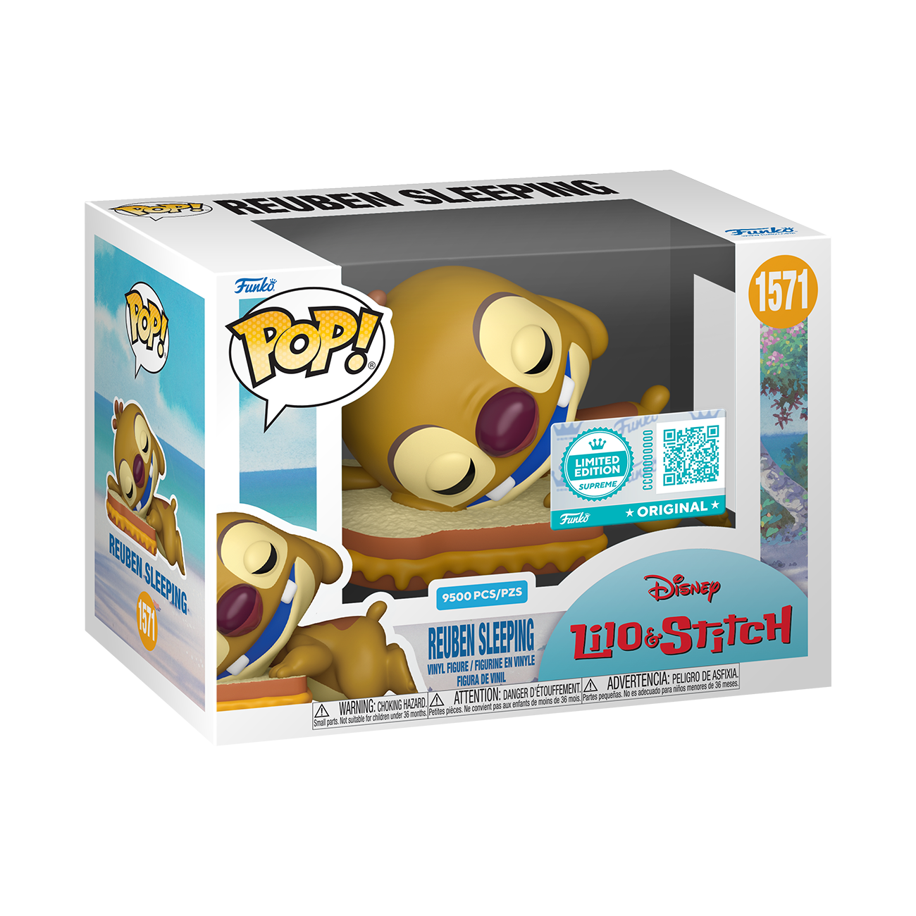 Funko POP! Disney Lilo & Stitch #1571 Reuben Sleeping Exclusivo