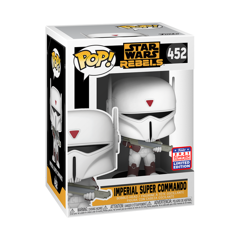 Funko POP! Star Wars Rebels #452 Imperial Super Commando Funkon 2021 Exclusivo