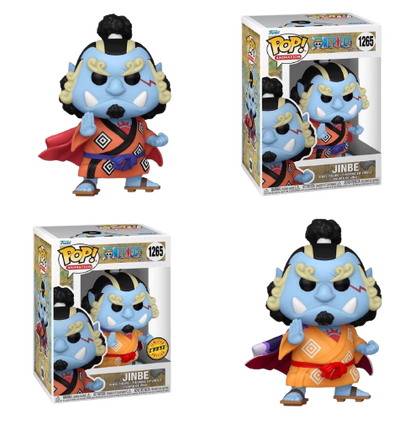 Funko POP! One Piece #1265 Jinbe Chase Bundle