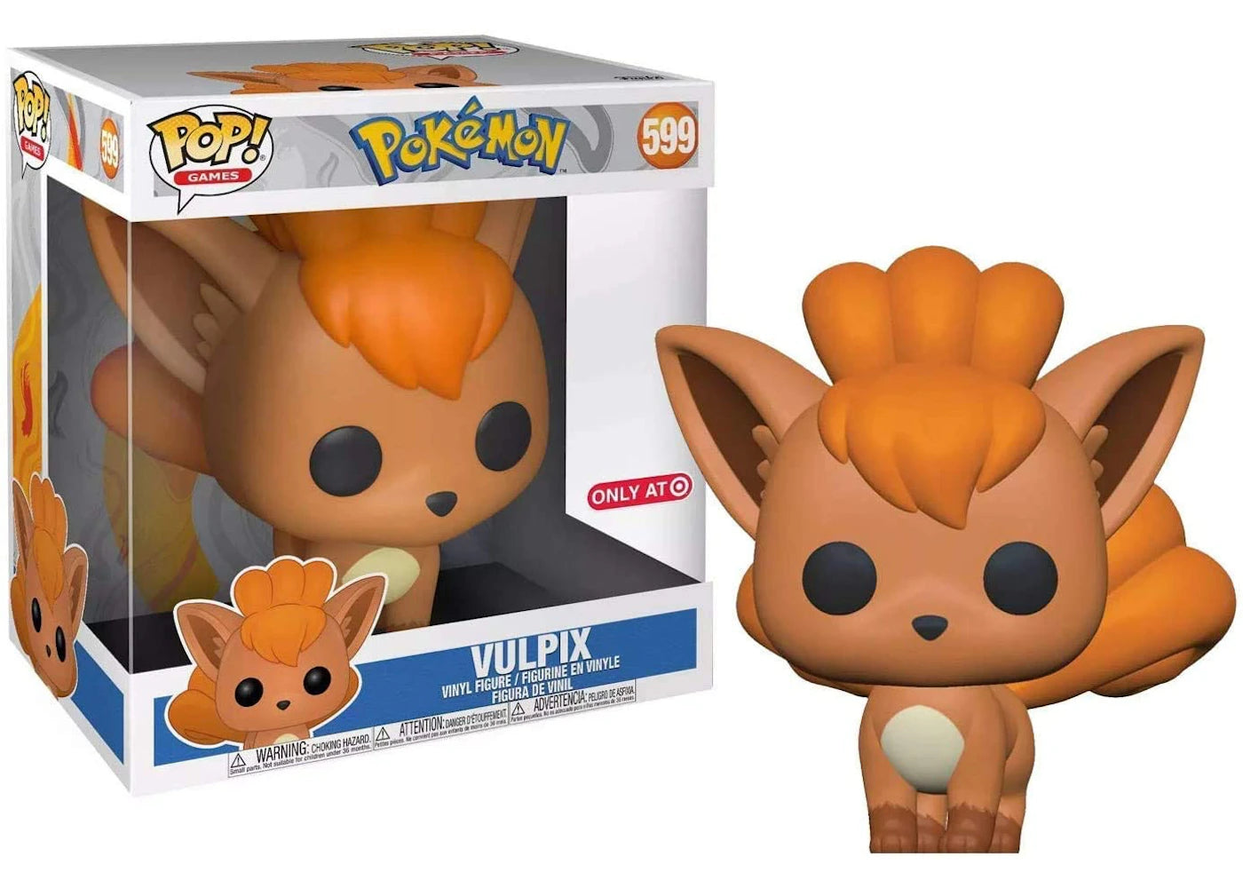 Funko POP! Pokemon #599 Vulpix 10inch Exclusivo