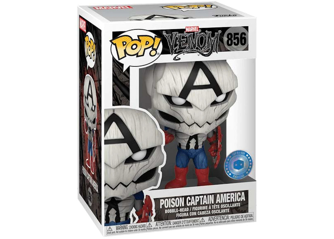 Funko POP! Marvel #856 Poison Captain America Exclusivo