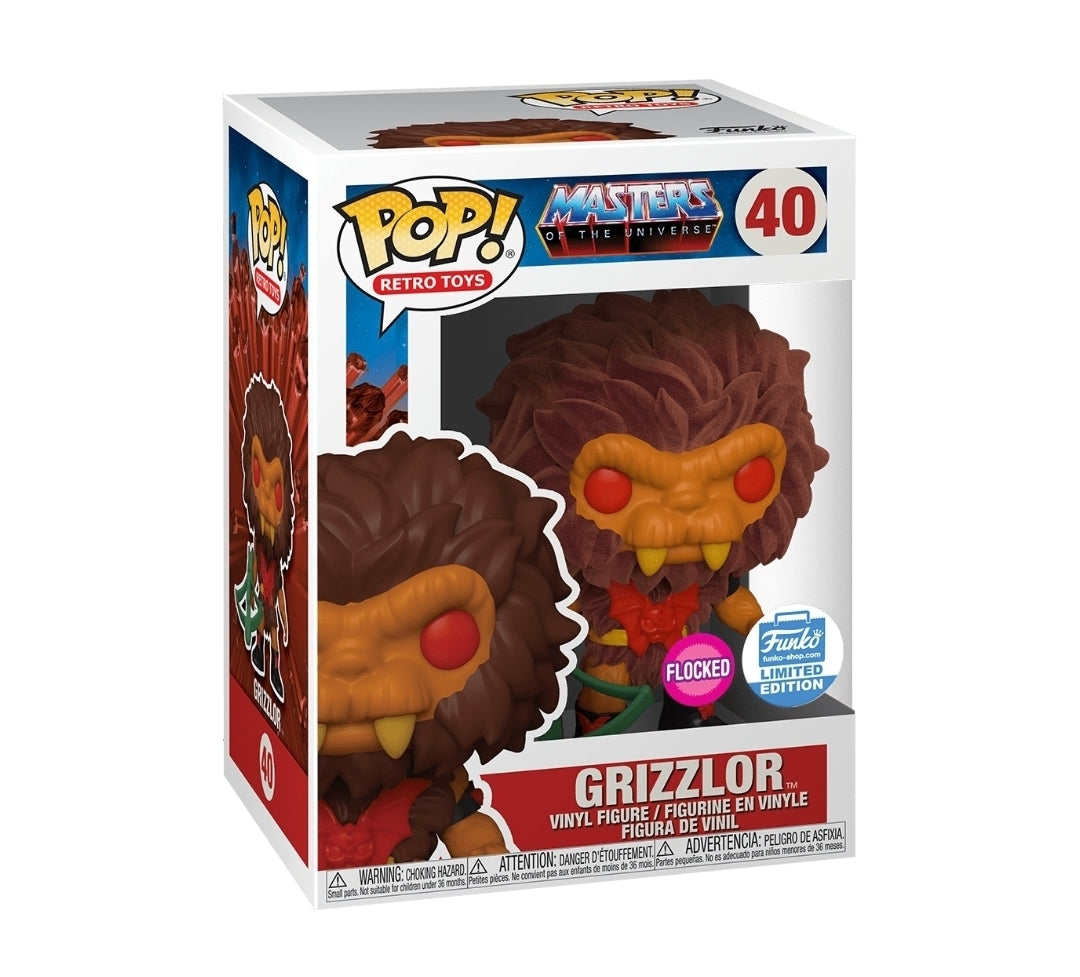 Funko POP! Masters of the Universe #40 Grizzlor Flocked Exclusivo