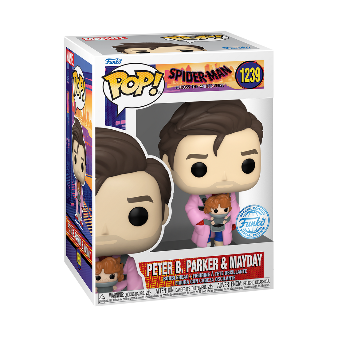 Spider-Man: Across the Spider-Verse POP! Vinyl Figure Peter B. Parker & Mayday 9 cm
