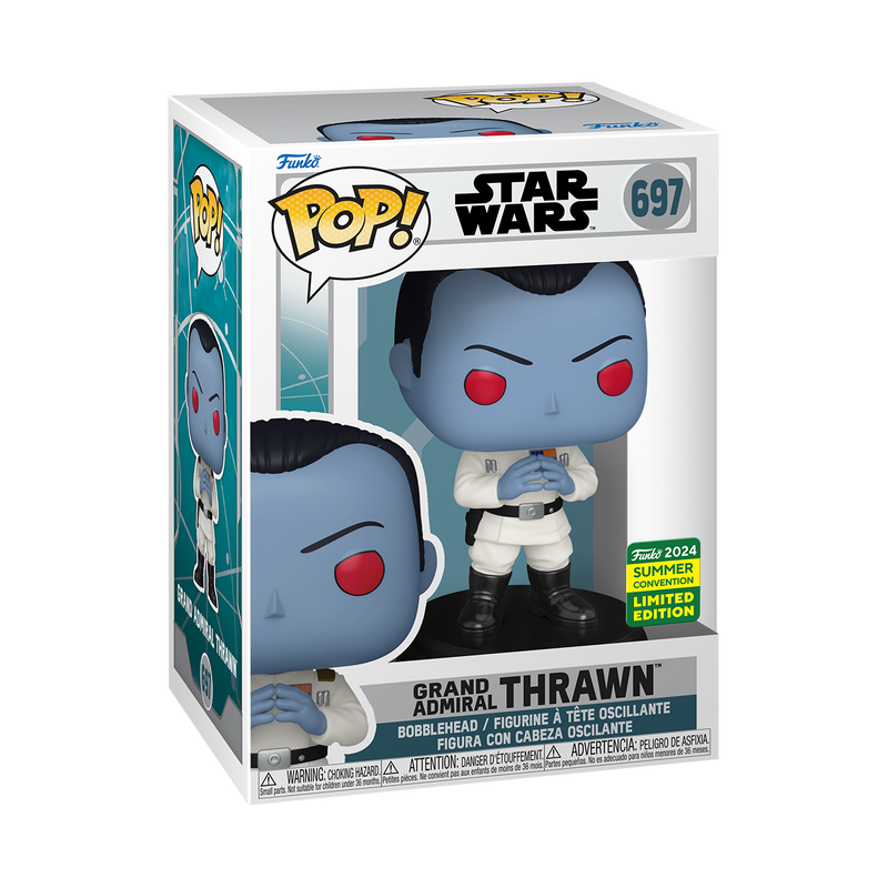 Funko POP! Star Wars Rebels #697 Grand Admiral Thrawn (Steepling) SDCC 2024 Exclusivo