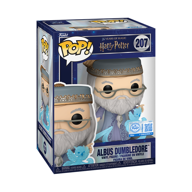 Funko POP! Harry Potter #207 Albus Dumbledore with Patronus Exclusivo
