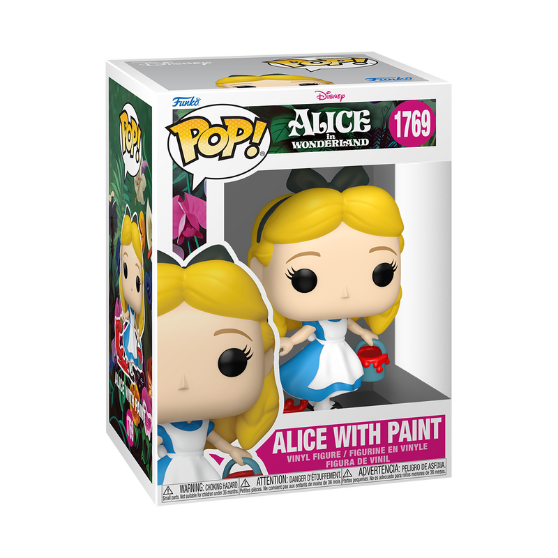 [PRÉ-RESERVA] Funko POP! Disney Alice in Wonderland #1769 Alice with Paint
