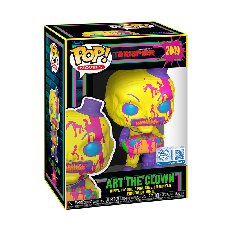 [PRÉ-RESERVA] Funko POP! Terrifier #2049 Art the Clown with Head (Backlight) Exclusivo