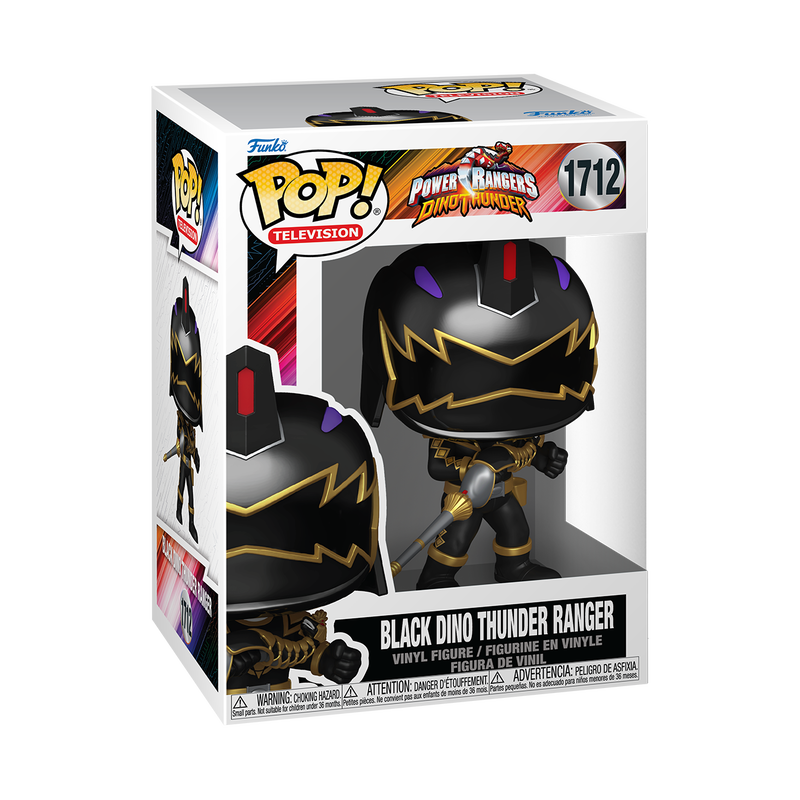 Funko POP! Power Rangers Dino Thunder #1712 Black Dino Thunder Ranger