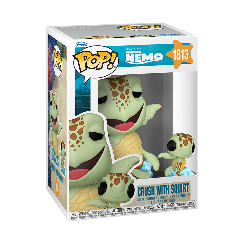 [PRÉ-RESERVA] Funko POP! Pixar Finding Nemo #1813 Crush with Squirt