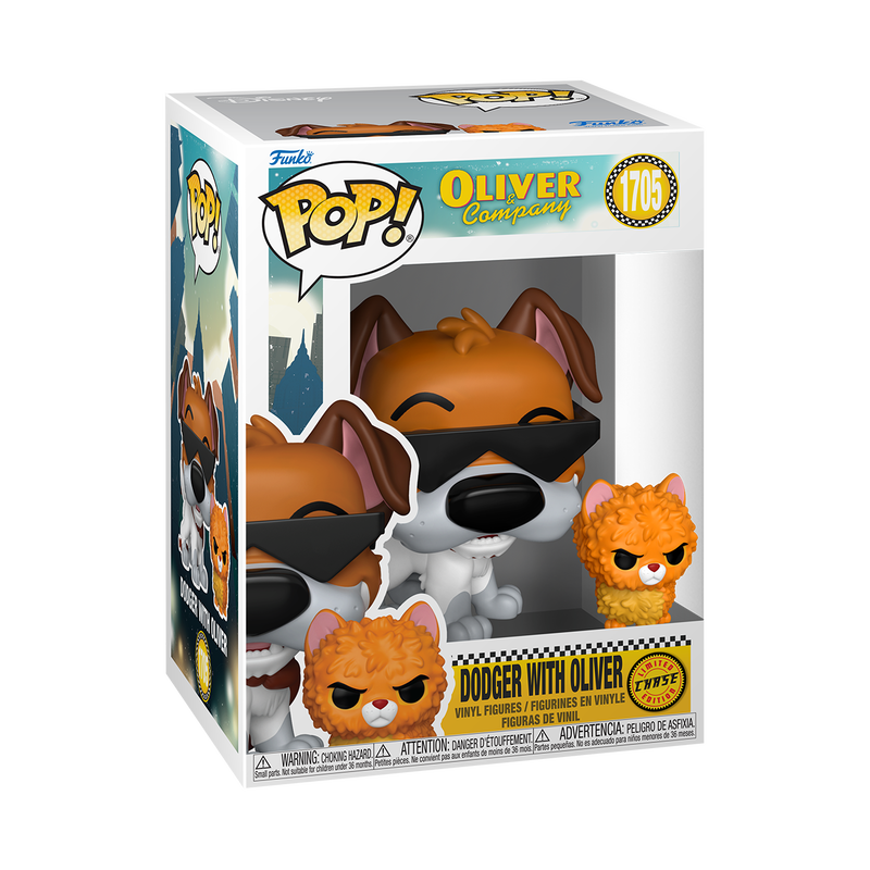 Funko POP! Oliver & Company #1705 Dodger with Oliver Chase