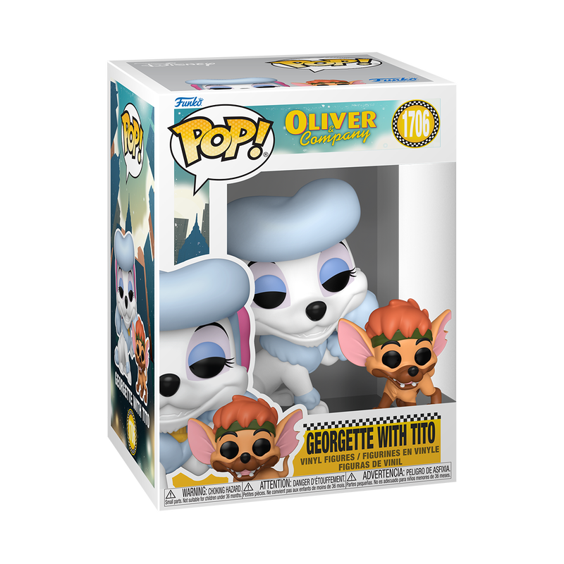 Funko POP! Oliver & Company #1706 Georgette with Tito