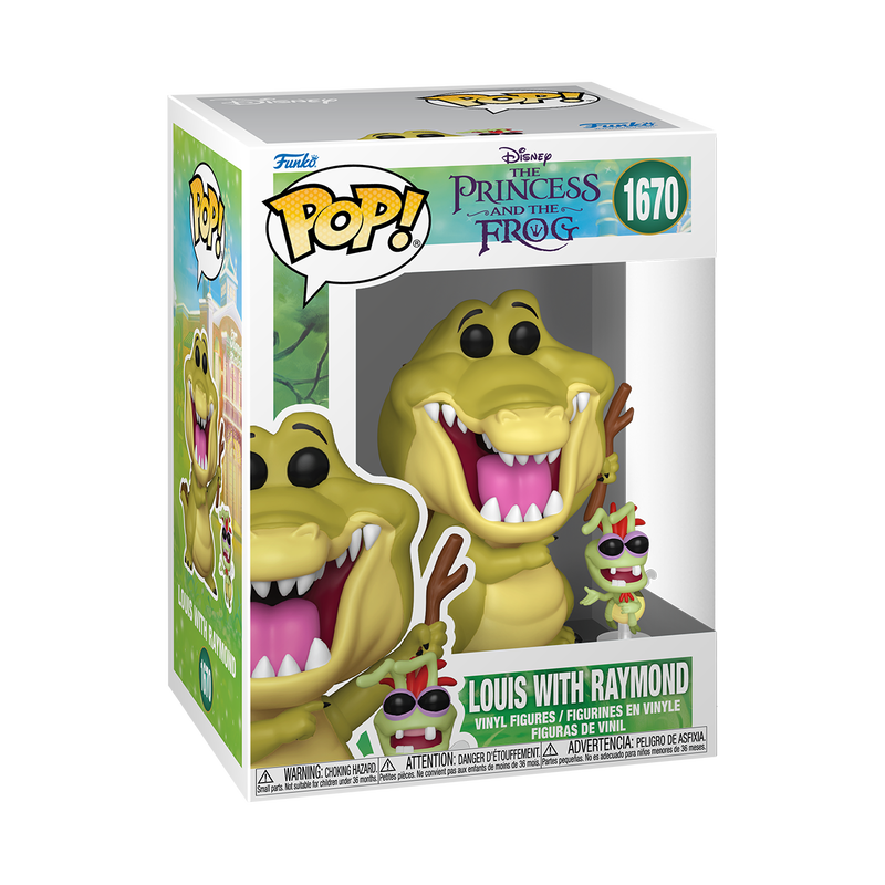 Funko POP! Disney The Princess and the Frog #1670 Louis with Raymond