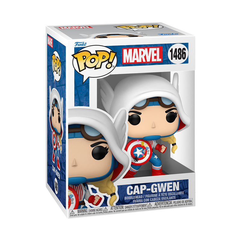 Marvel POP! Vinyl Figure Cap-Gwen 9 cm