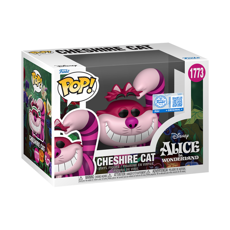 [PRÉ-RESERVA] Funko POP! Disney Alice in Wonderland #1773 Cheshire Cat (Eyebrows) Exclusivo
