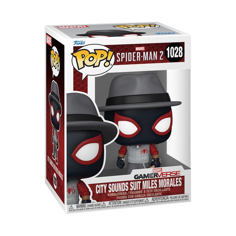 Funko POP! Marvel Spider-Man 2 #1028 City Sounds Suit Miles Morales