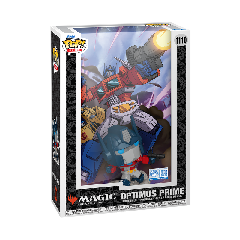 Funko POP! Game Cover Transformers Magic® the Gathering #1110 Optimus Prime Exclusivo