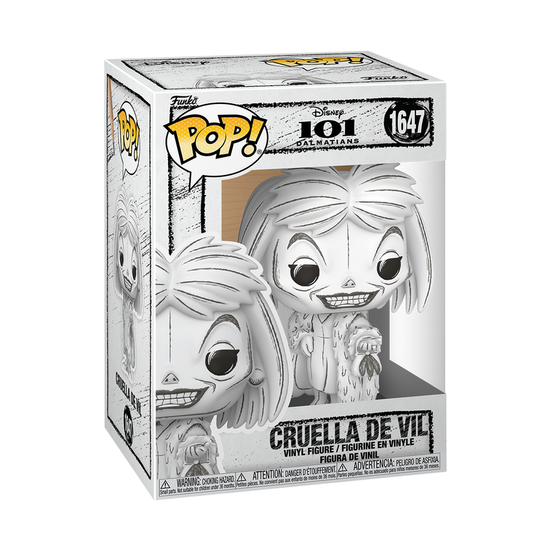 Funko POP! Disney 101 Dalmatians #1647 Cruella De Vil (Sketched)