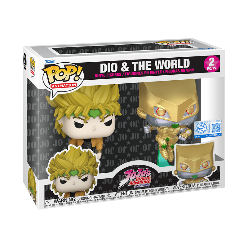 [PRÉ-RESERVA] Funko POP! JoJo’s Bizarre Adventure # DIO & The World Exclusivo