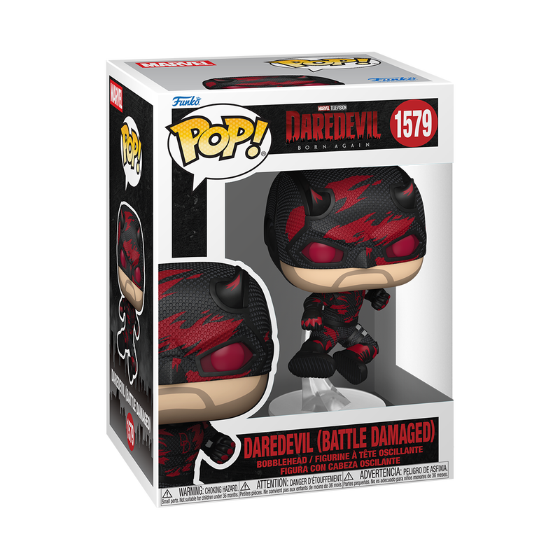 Funko POP! Marvel Daredevil: Born Again #1579 Daredevil (Battle Damaged)