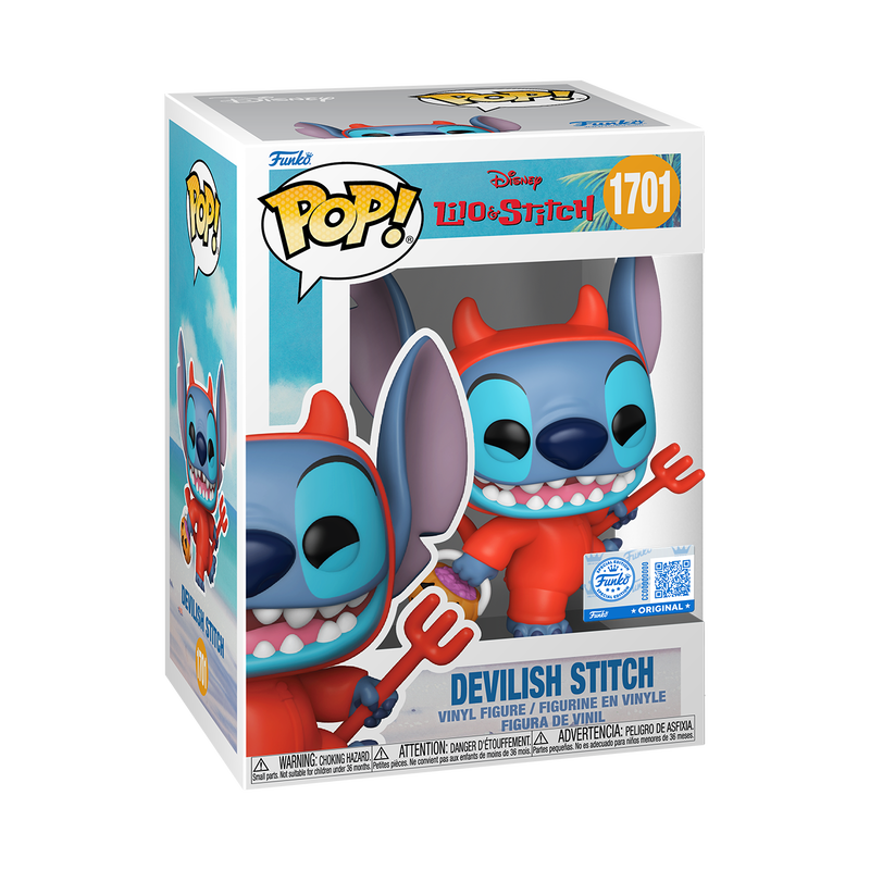 Funko POP! Disney Lilo & Stitch #1701 Devilish Stitch Exclusivo