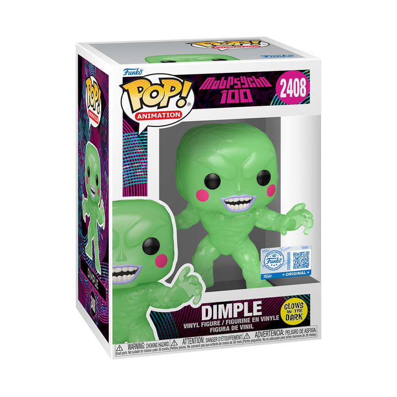 [PRÉ-RESERVA] Funko POP! Mob Psycho 100 #2408 Dimple GITD Exclusivo