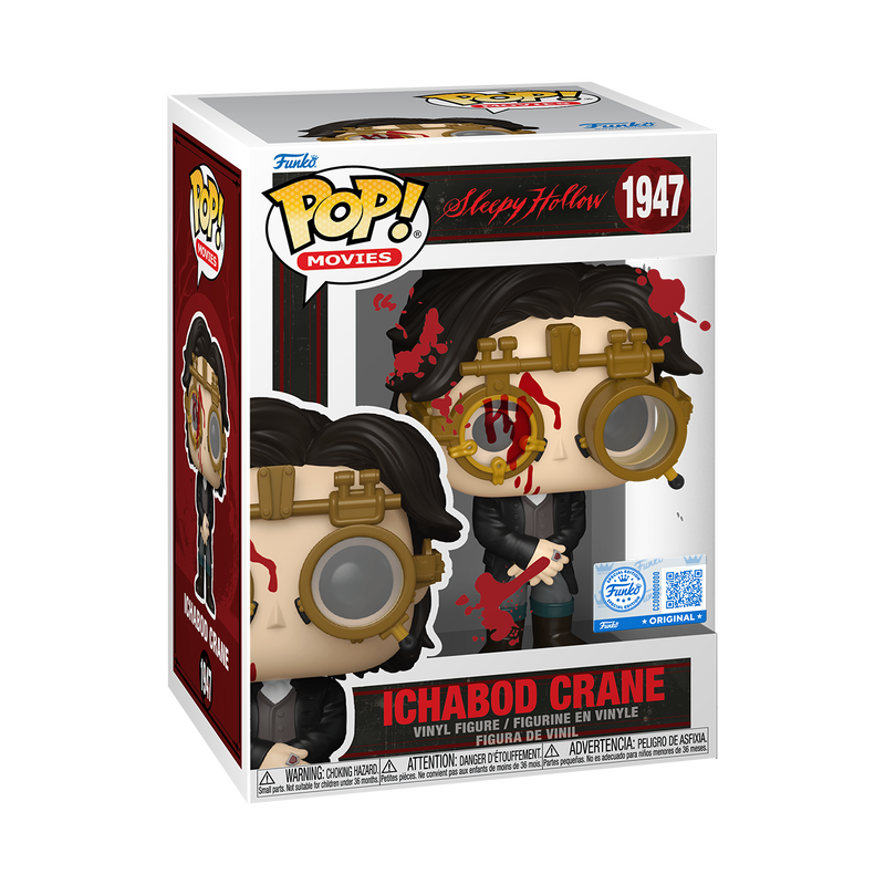 Funko POP! Sleepy Hollow #1947 Ichabod Crane (Bloody) Exclusivo