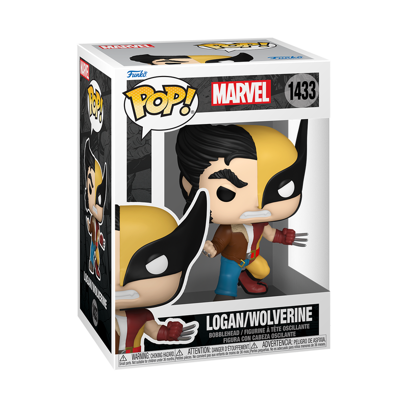 Marvel POP! Vinyl Figure Split- Wolverine/Logan 9 cm