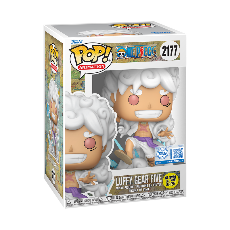 Funko POP! One Piece #2177 Luffy Gear Five GITD Exclusivo