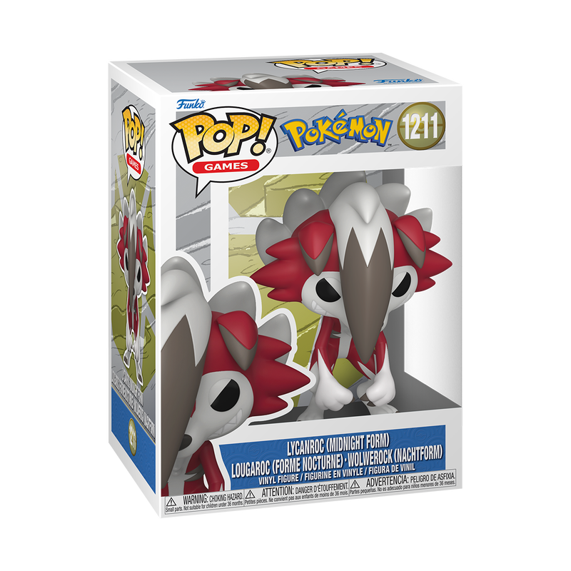 [PRÉ-RESERVA] Funko POP! Pokémon #1211 Lycanroc (Midnight Form)