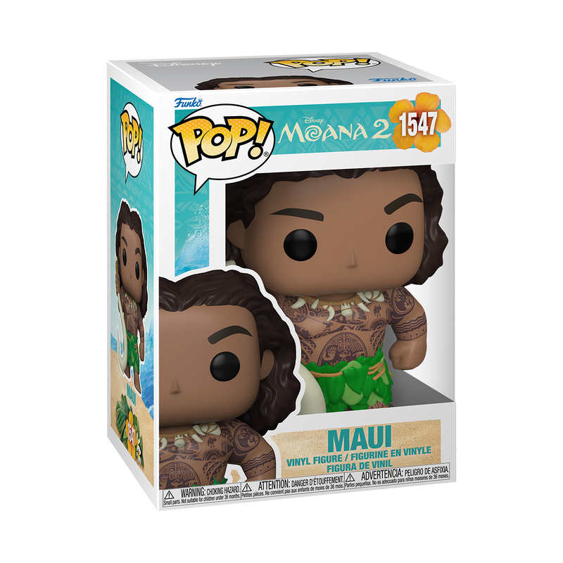 Moana 2 POP! & Buddy Vinyl Figure Maui with Fish Hook 9 cm