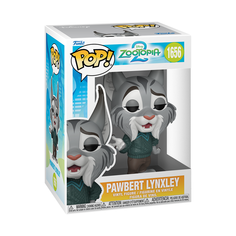Funko POP! Disney Zootopia 2 #1656 Pawbert Lynxley