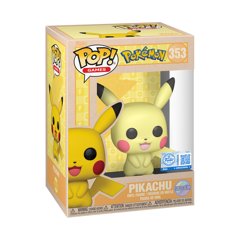 [PRÉ-RESERVA] Funko POP! Pokemon #353 Pikachu (Soft Color) Exclusivo